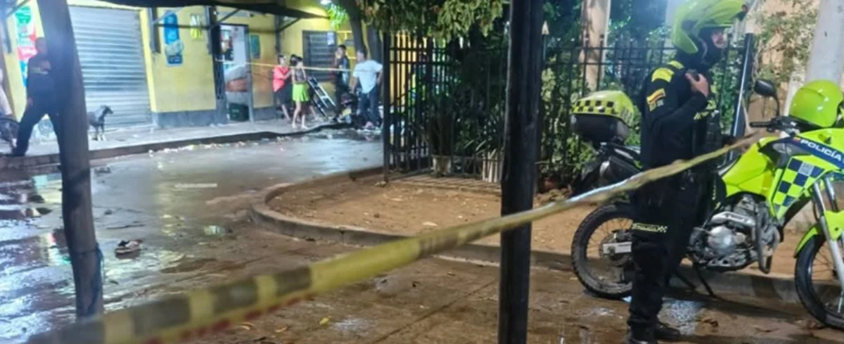 Atentado en el barrio 25 de Diciembre en Valledupar.