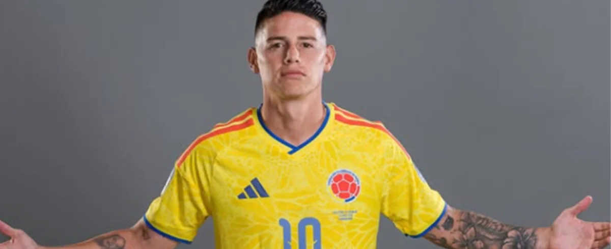 James Rodríguez, futbolista de la Selección Colombia.