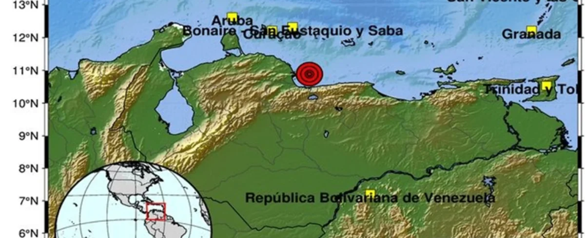 Fuerte temblor en Venezuela.
