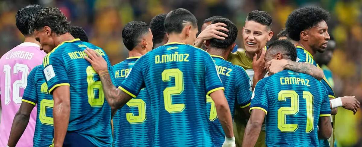 Jugadores de la Selección Colombia.
