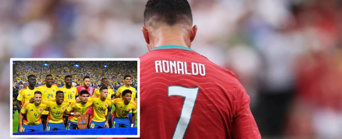 Cristiano Ronaldo / Jugadores de la Selección Colombia.