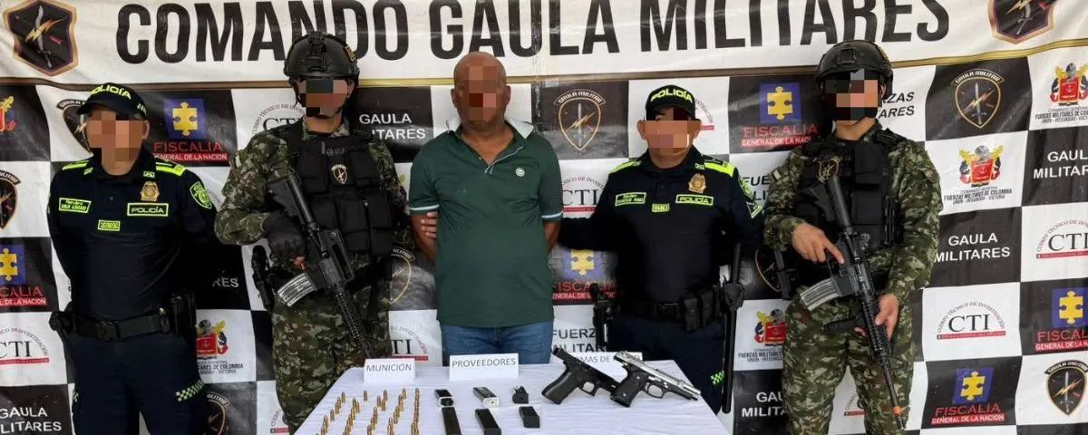 Cayó en Chiriguaná alias ‘Tocayo’, presunto abastecedor de armas del Clan del Golfo