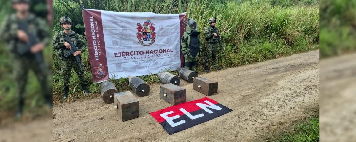 Grapas, vidrio y explosivo R-1: los siete artefactos del ELN con los que se pretendía sembrar el terror en elecciones del Cesar 