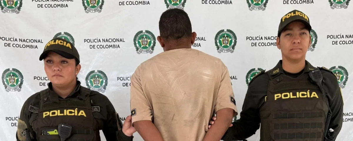 ¡Cayó en flagrancia! Capturan a hombre señalado de herir a su compañera sentimental en el Cesar