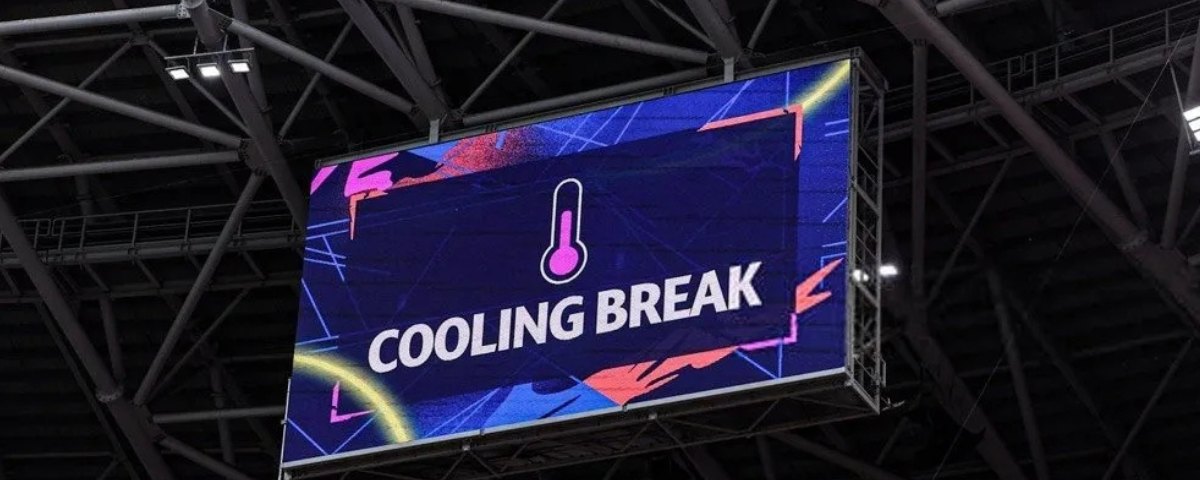 El 'cooling break' enfría a los equipos y al partido.
