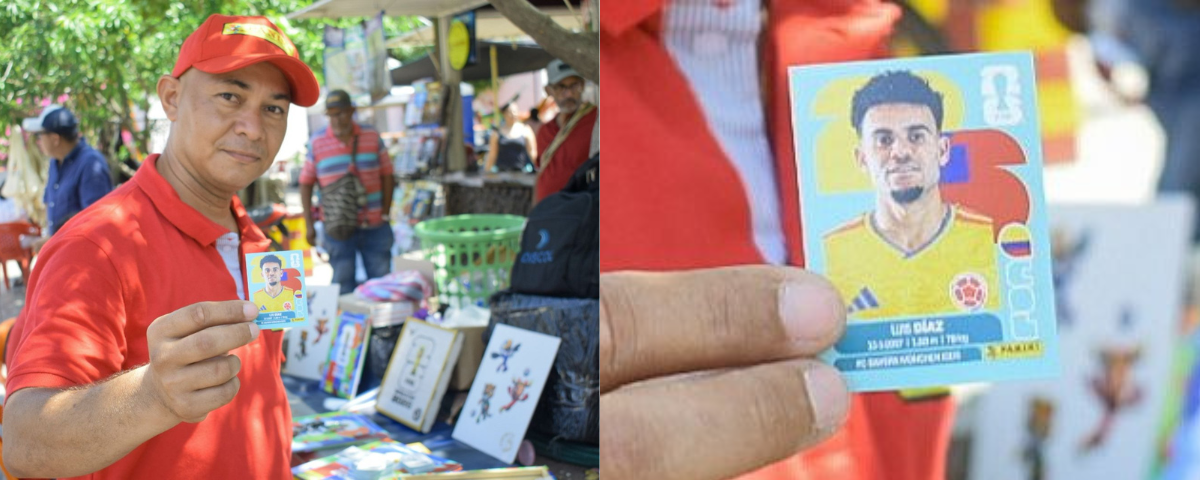 Coleccionistas de todas las edades y profesiones se dan cita diariamente en el Parque de las Madres de Valledupar para intercambiar las tradicionales 'monitas' y buscar las figuras más difíciles del álbum Panini. Foto: Said Armenta / EL PILÓN.