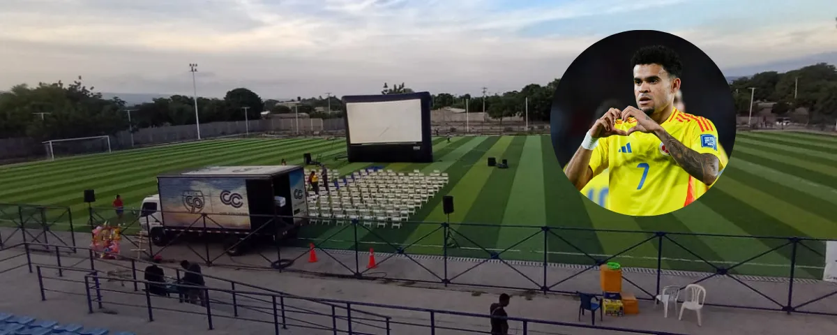 Barrancas se une para alentar a Colombia y a Luis Díaz con una transmisión masiva en pantalla gigante durante el debut mundialista de la Selección.