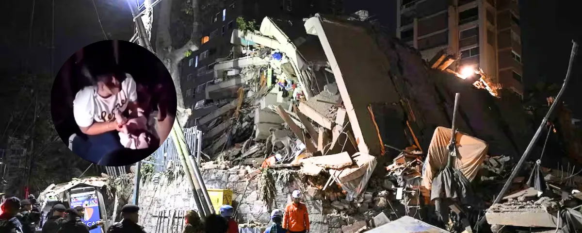 El nacimiento de un bebé tras el rescate de su madre entre los escombros se convirtió en una de las historias más conmovedoras de la tragedia causada por los terremotos en Venezuela.