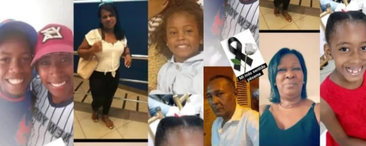 Familiares del jugador que aún se encuentran desaparecidos tras el desastre.