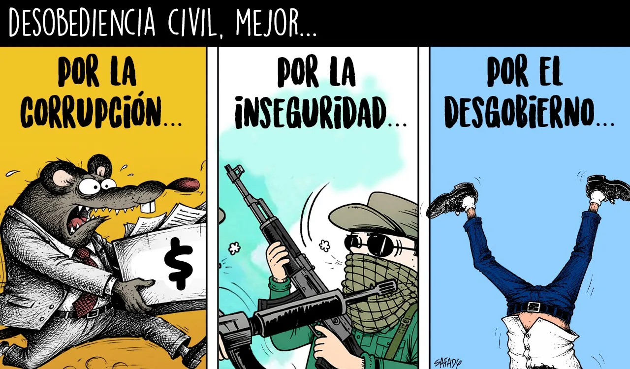 Desobediencia civil, mejor…
