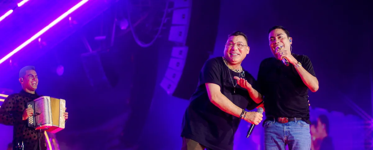 Jean Carlos Centeno y Churo Díaz vivieron un emotivo momento.