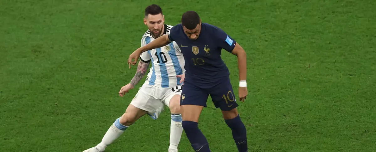 Además del título, el encuentro Francia-Argentina tendría otro atractivo: el duelo entre Kylian Mbappé y Lionel Messi. Foto: FIFA.COM.