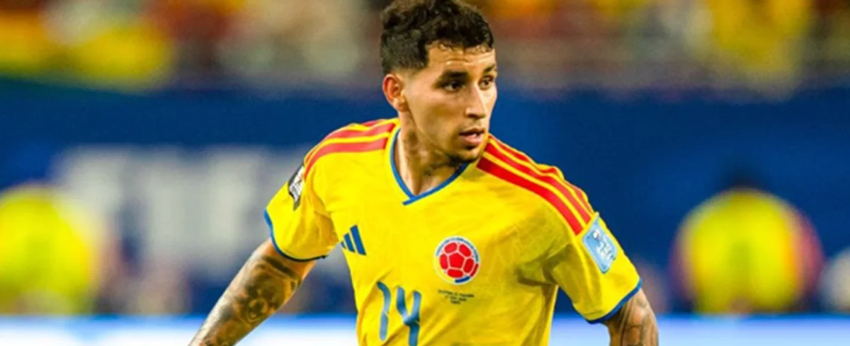 Gustavo Puerta, jugador de la Selección Colombia. Foto: Instagram @fcfseleccion