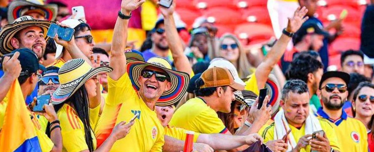 Hinchas de la Selección Colombia.