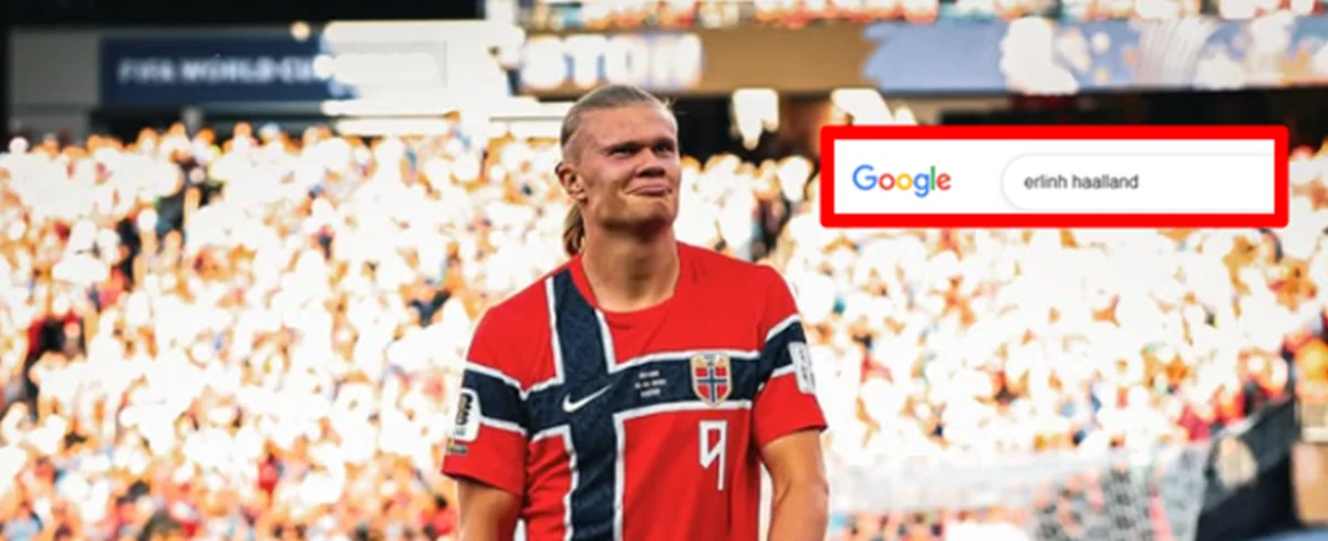 Erling Haaland les pidió a sus fans buscar su nombre en Google y nadie esperaba lo que apareció