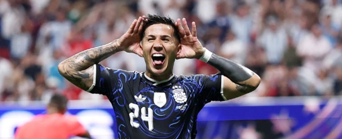 Enzo Fernández, jugador de la Selección Argentina.