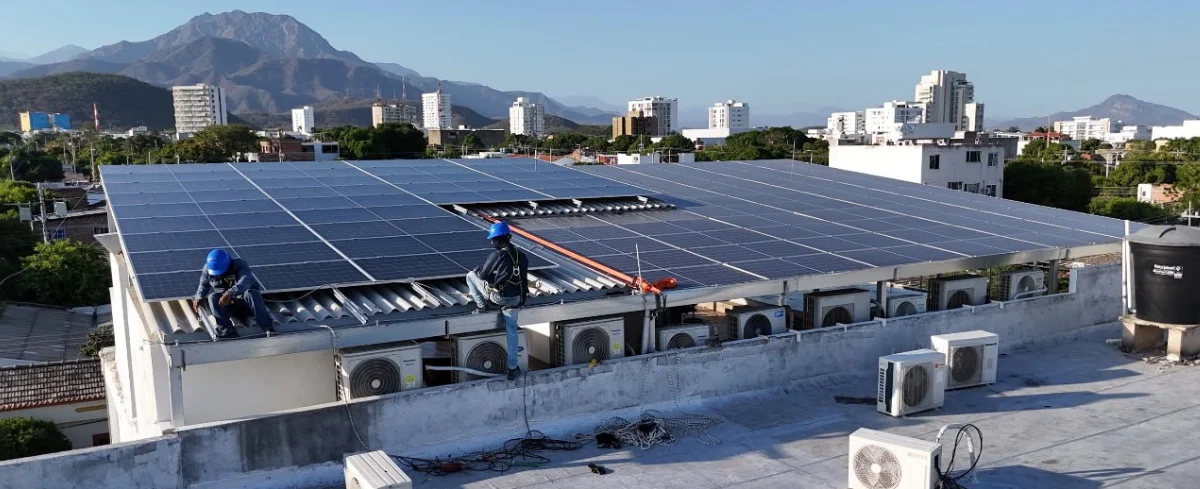 Paneles solares.