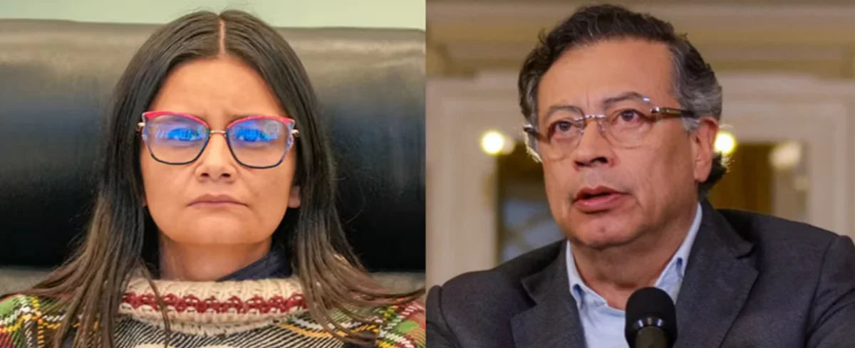 Angie Rodríguez /Gustavo Petro. Foto: El Heraldo / Asuntos Legales
