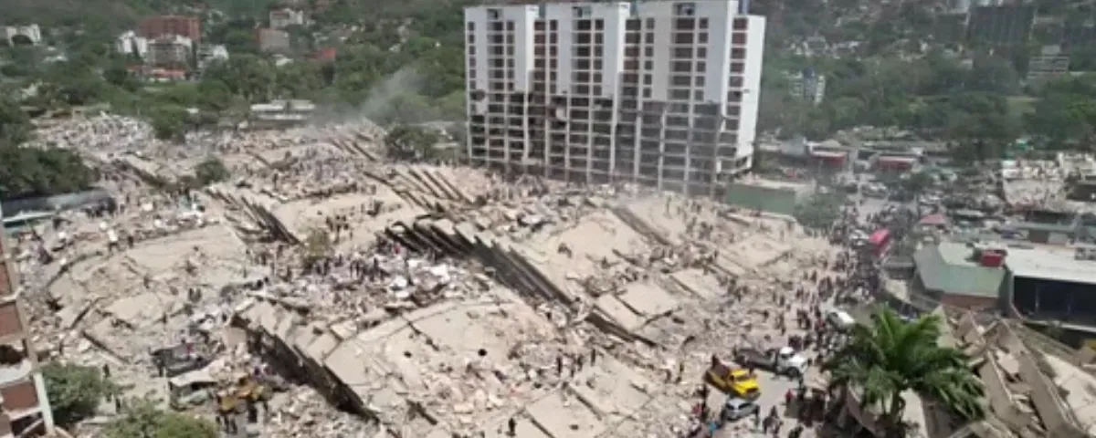 Edificios colapsados en Venezuela por nuevo sismo ocurrido el lunes 29 de junio