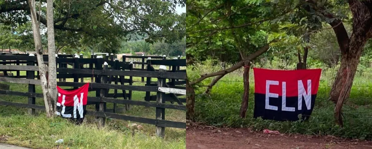 Aparición de banderas del ELN desata jornada de temor y zozobra en el Cesar