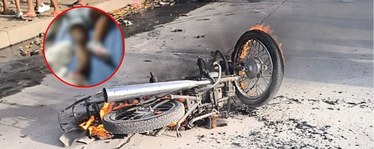 Tragedia en el sur de Valledupar: dos menores terminaron graves tras brutal choque de moto