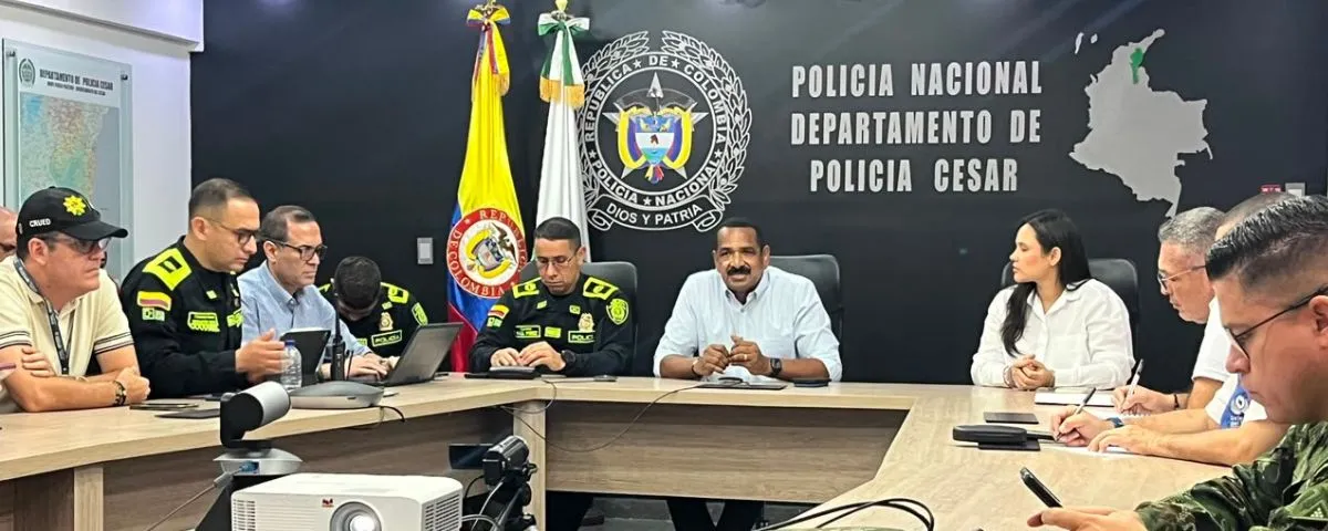 Instalan Puesto de Mando Unificado para reforzar la seguridad del desfile del 20 de Julio en los 25 municipios del Cesar