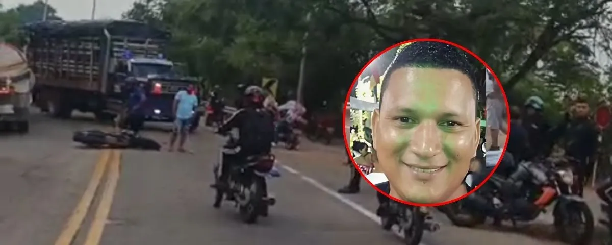 ¿Quién era Jesualdo Negrete, el hombre que murió tras chocar contra una volqueta en la vía Valledupar-La Paz?