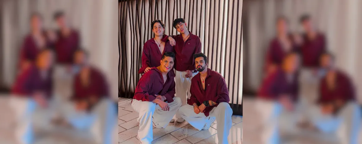 El grupo Beat Voice celebrando el triunfo en “A otro nivel”