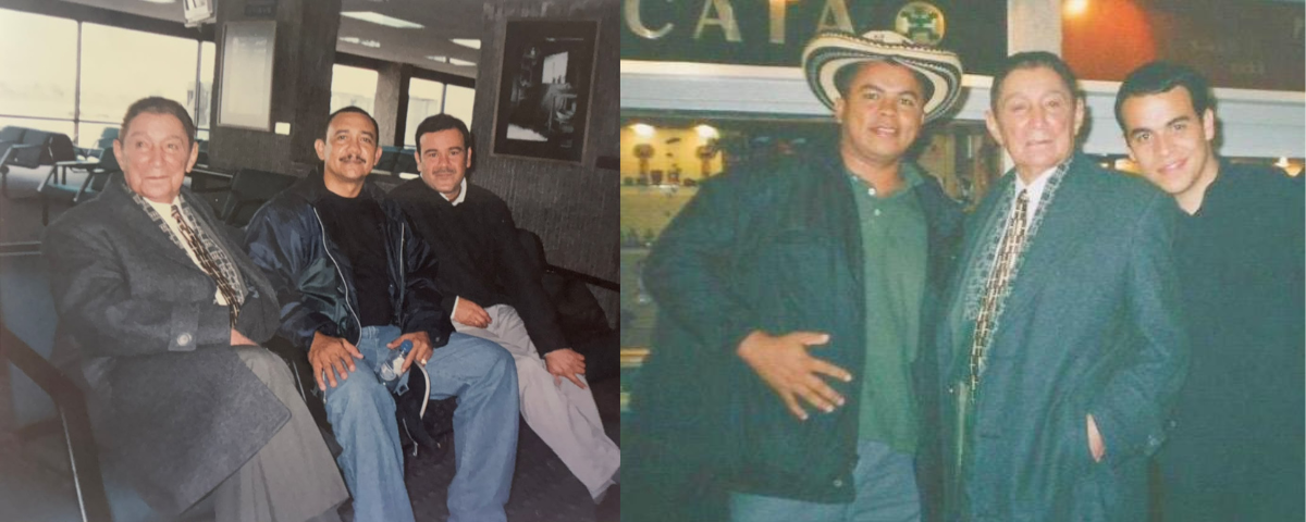 Rafael Escalona, Marcos Torres e Iván Villazón. (4 de julio, 2001, París).