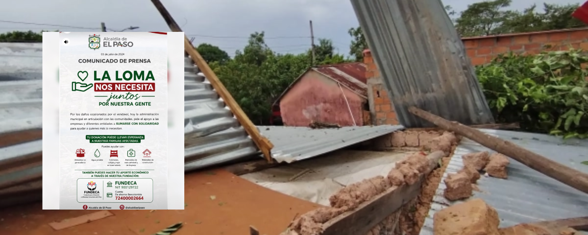 “La Loma nos necesita”: lanzan campaña de ayuda tras vendaval que causó graves daños