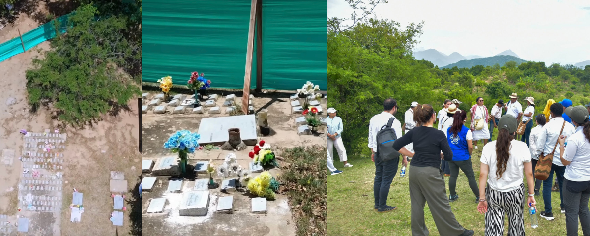 Exhumaciones en Valledupar y restauración del Bosque de Vida Kankuamo marcan el inicio de las sanciones restaurativas de la JEP en el Caso 03. Foto: JEP y Cabildo Indígena del Resguardo Kankuamo.
