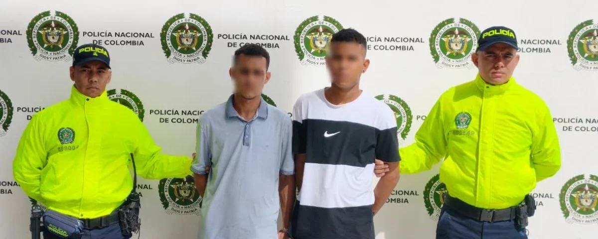 Caen dos presuntos integrantes de las ACSN con una granada y un arsenal de guerra en Valledupar