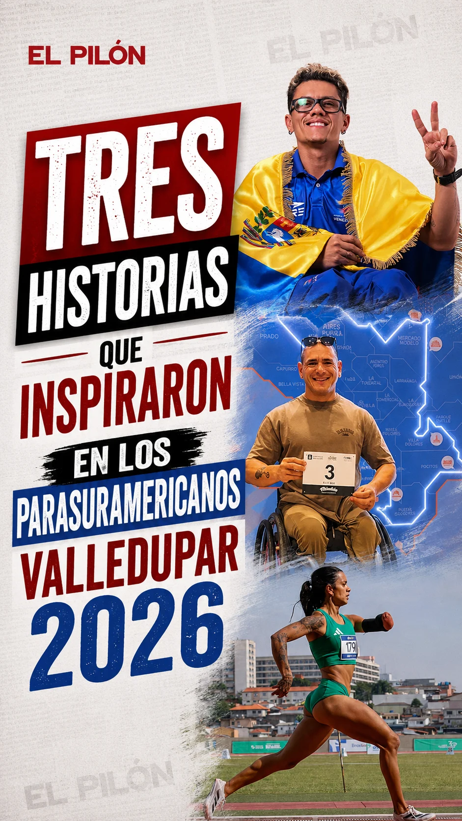 Tres historias que inspiraron en los Parasuramericanos Valledupar 2026