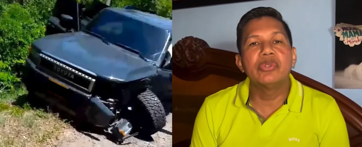 Elver Díaz reveló el dramático momento que vivió tras sufrir un accidente en carretera; iba con su hijo