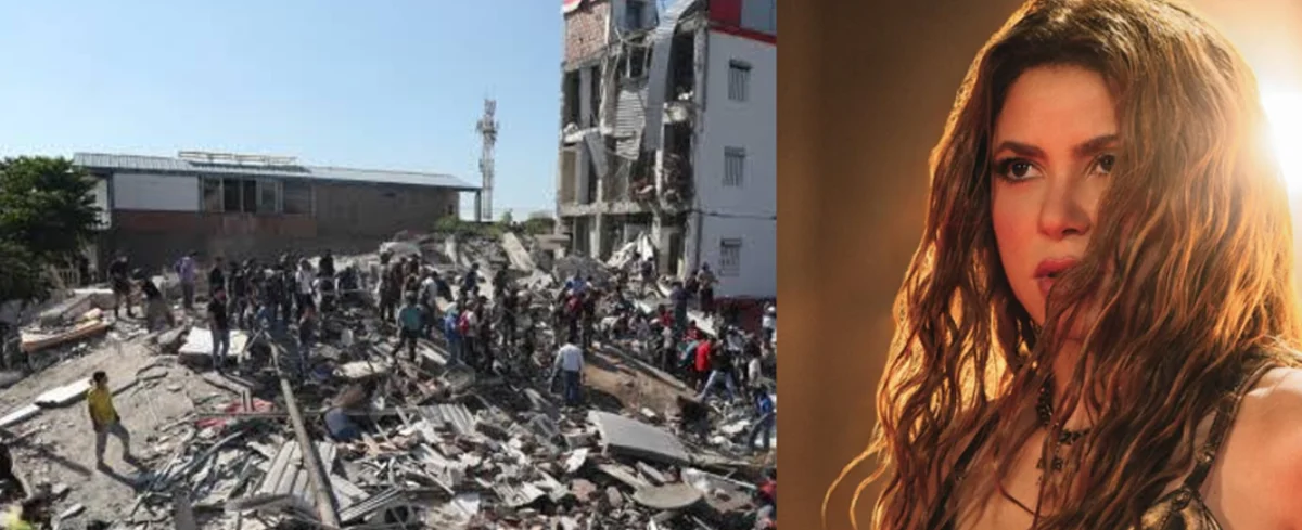 Terremoto en Colombia / Shakira.