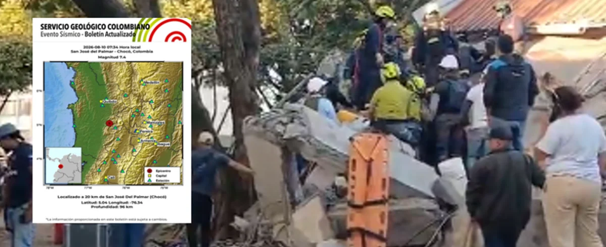 Terremoto en Colombia.