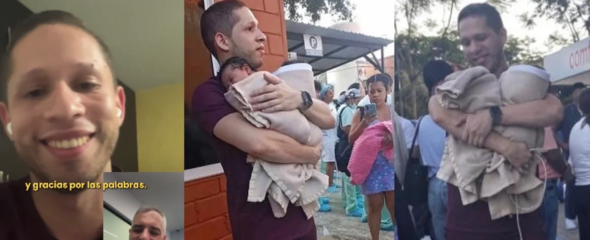 Pediatra que puso a salvo a dos recién nacidos en clínica en Apartadó (Antioquia).