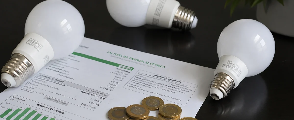 Factura de energía. Foto creada con IA