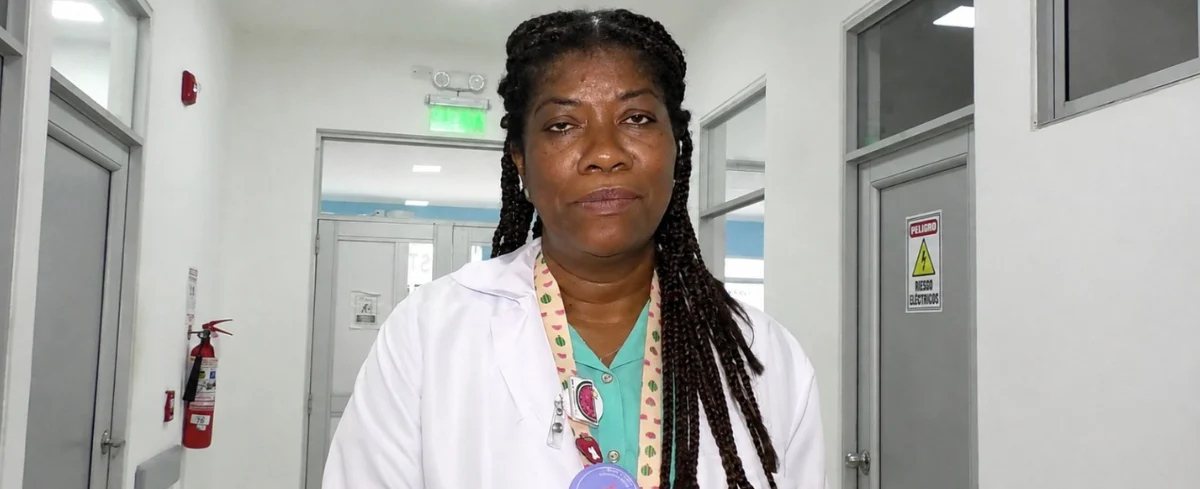 Yosdy Mena López, nutricionista dietista y líder asistencial de la institución