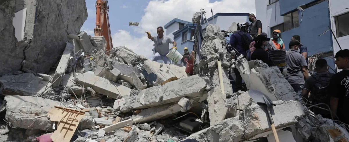 Terremoto en Colomba. Foto: Diario Libre