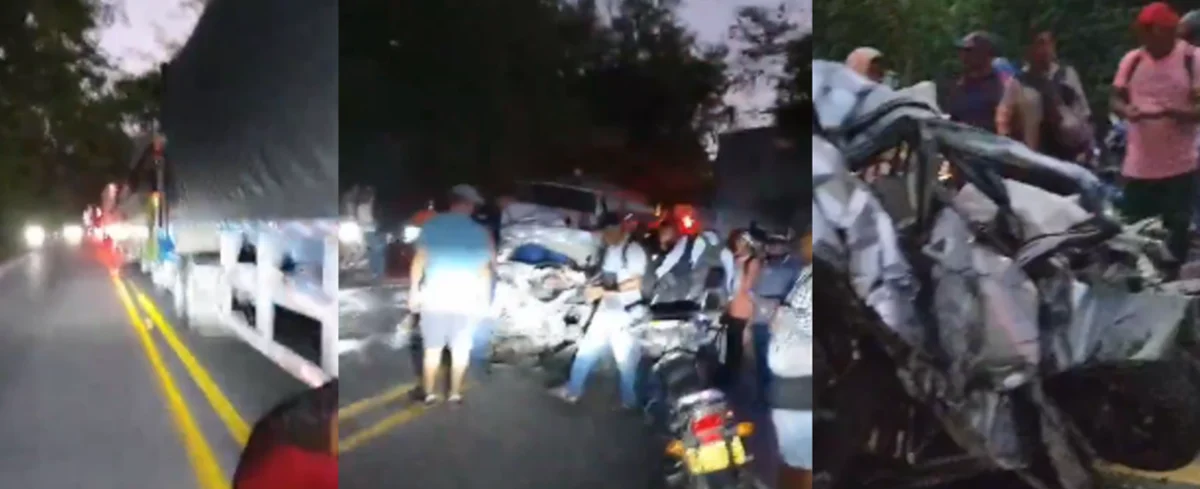 Accidente en la vía Bosconia-Barranquilla