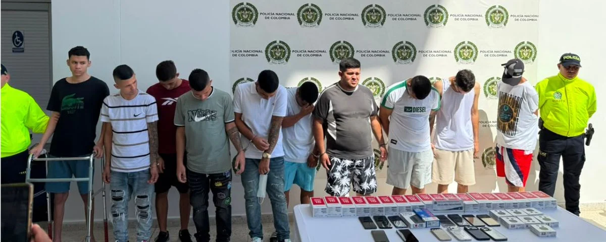 20 hurtos y dos homicidios: así cayó ‘El Combo del Oro’, la banda que tenía en alerta a Valledupar