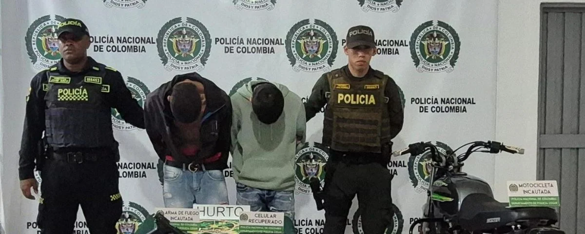 Persecución en Valledupar terminó con dos capturados por un presunto hurto: recuperaron cuatro celulares  