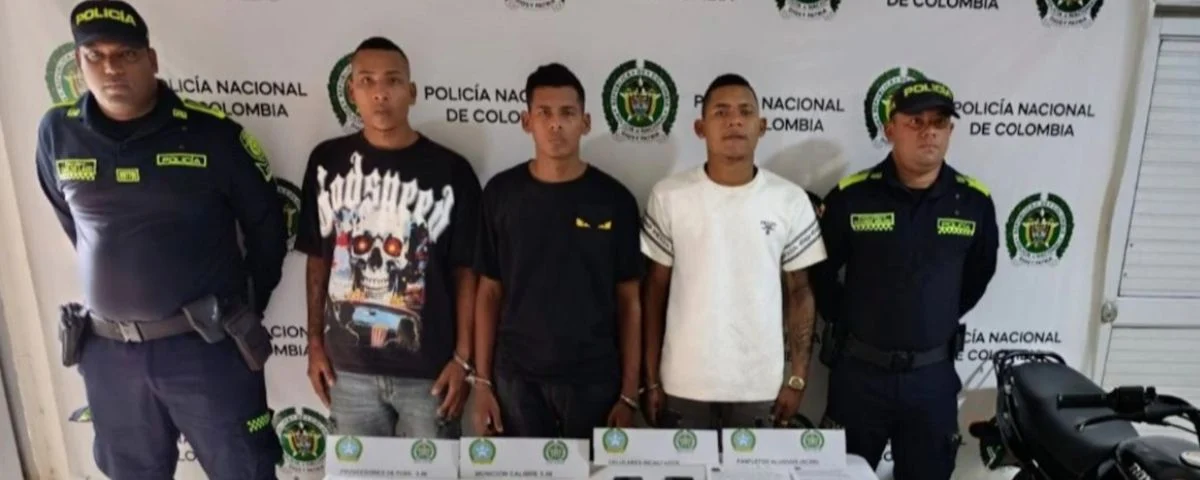 ‘Crilín’, ‘Barber’ y ‘Bosbony’ irán a la cárcel tras ser capturados con munición de fusil y panfletos en el Cesar