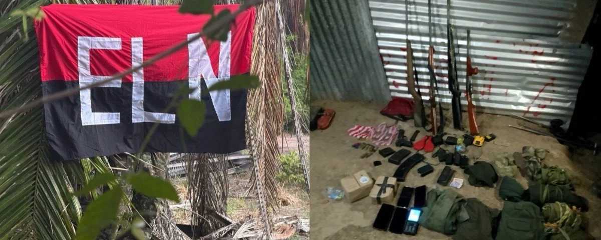 Cayeron cuatro presuntos miembros del ELN tras atentado contra el tren de Drummond: les incautaron seis armas