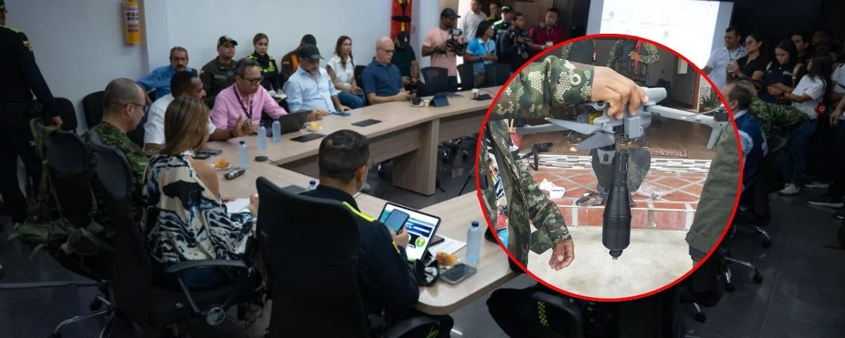 Hasta $100 millones por los operadores de drones que atacan a la Policía en el Cesar