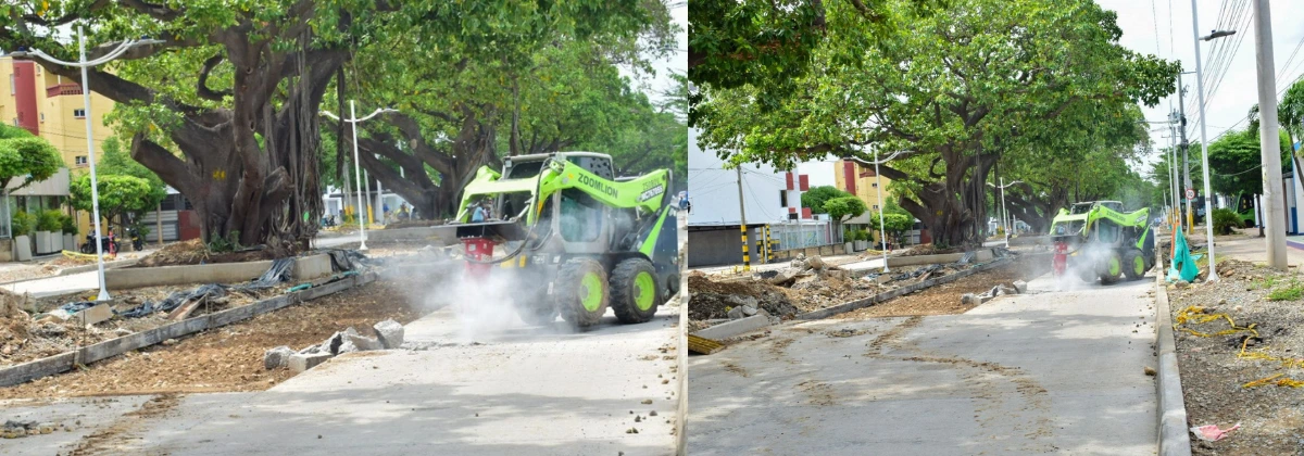 Contratista de la Avenida Simón Bolívar tendrá que reparar 20 losas que se fisuraron