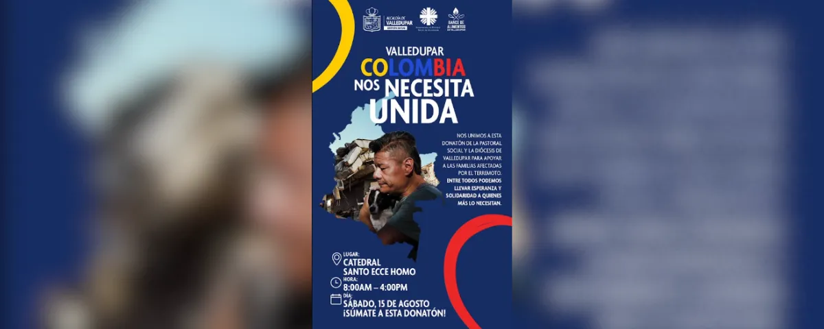 La ciudadanía de Valledupar podrá llevar este sábado alimentos, elementos de aseo y comida para mascotas a la Donatón destinada a los damnificados del terremoto.