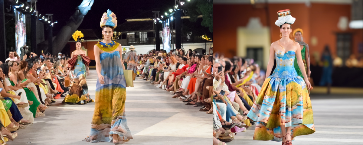 La Plaza Alfonso López se vistió de gala para recibir la pasarela 'Homenaje al Valle', el broche de oro de IXEL Itinerante Valledupar 2026, donde la moda y el vallenato se fusionaron en una noche mágica. Foto: Said Armenta.