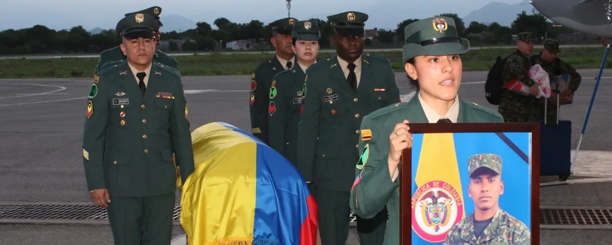 Valledupar recibe los restos del soldado Idel José Torres Herrera, muerto en combate en Cauca